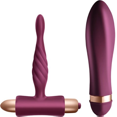 CLIMAXIMUM - KIT DARE VIBRADOR TORCIDO + PLUG ANAL INICIANTES